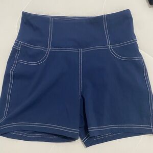 Women's Navy Blue gym shorts